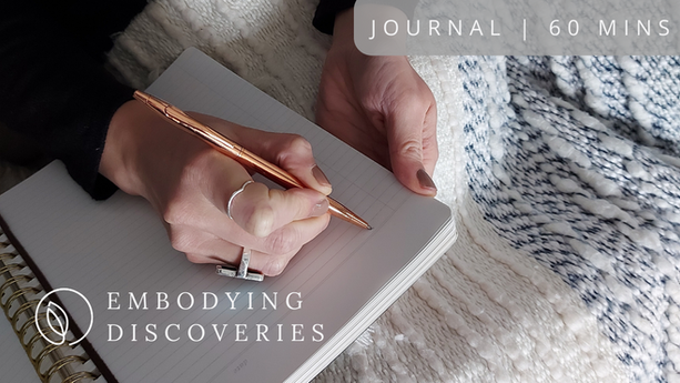 Journal 60 - Embodying Discoveries